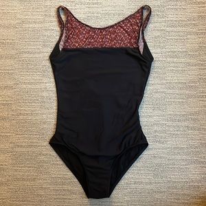 Black and red Wearmoi leotard, adult small